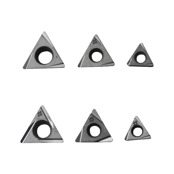 3352143 OPTIMUM, Wendeplattensatz (10 Stck.) Für Alu (für Bohrstange Nr. 8 und 7) - Wendeplattensätze