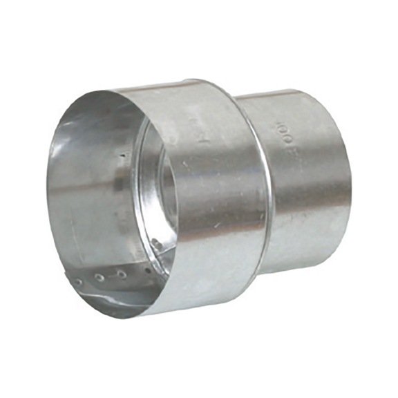 5145218 HOLZSTAR, Reduziermuffe, weite Seite gebördelt Ø 200/180 mm - Reduziermuffe, weite Seite gebördelt