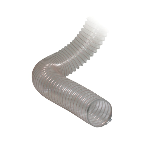 5142503-2,5 HOLZSTAR, Polyurethan Flexschlauch NW 100mm - Länge 2,5 Meter - Polyurethan Flexschlauch