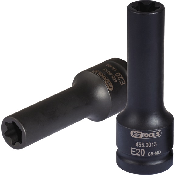 3/4 inch heavy-duty TX socket, long, E20 - Other socket wrenches