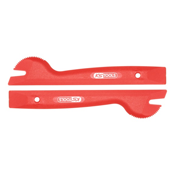 Adhesive weights Scraper and cutter lever set, 2-piece - Scraper