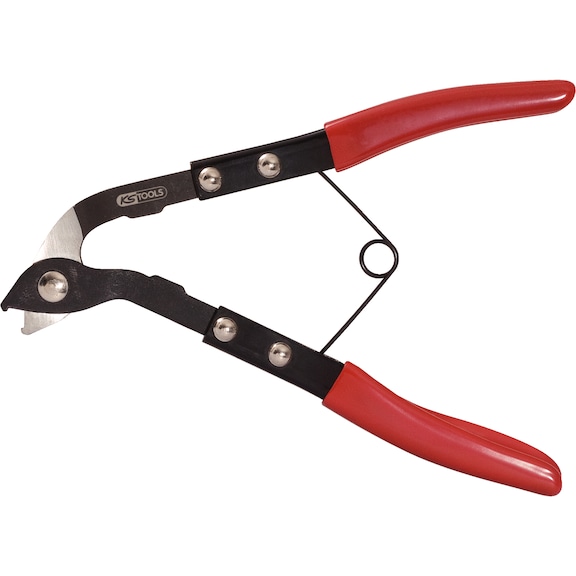 Hose band cutter, angled, 220 mm - Other pliers