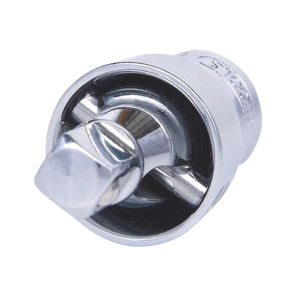 1/4 inch CHROMEplus power ball joint on hanger - Cardan joint 1/4" (socket insert)