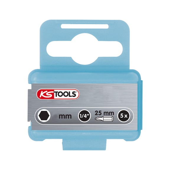 1/4 inch STAINLESS STEEL hexagon socket bit, 25 mm, 5 mm, pack of 5 - 1/4 inch STAINLESS STEEL Hexagon socket bit