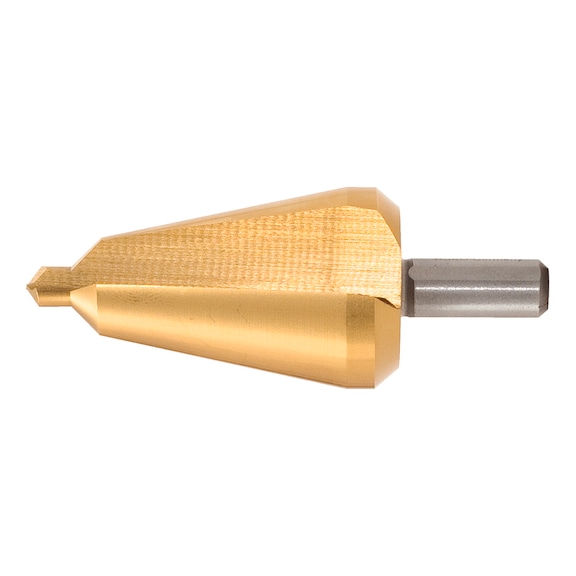 HSS TiN sheet metal drill, D: 3-14 mm - HSS TiN sheet metal drill bit