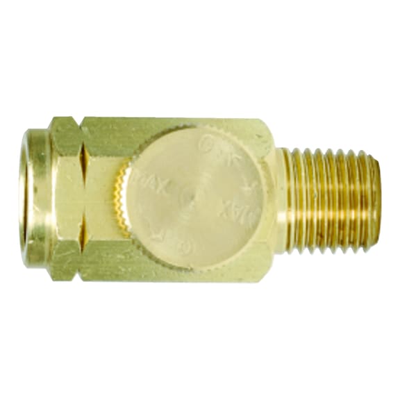 1/4 inch brass compressed air regulator, 11x13 mm - 1/4 inch brass compressed air