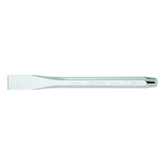 KS TOOLS Flat chisel, octagonal, 130 mm - Flat chisel, octagonal