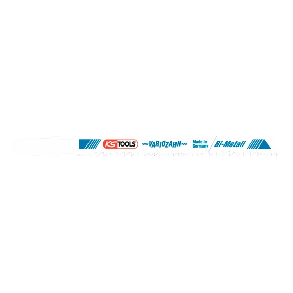 KS TOOLS Bi-metal jigsaw blade, 132 mm, 1.8–2.5 mm, pack of 5 - Jigsaw blade