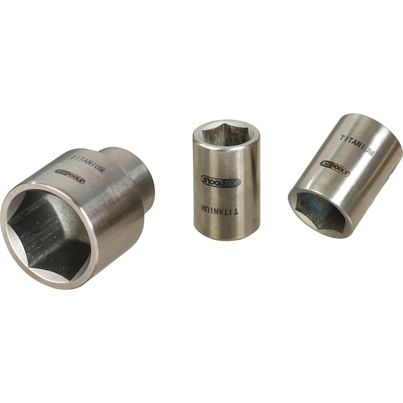 3/8 inch TITANplus hex socket, 11/16 inch - 3/8 inch TITANplus hexagon socket