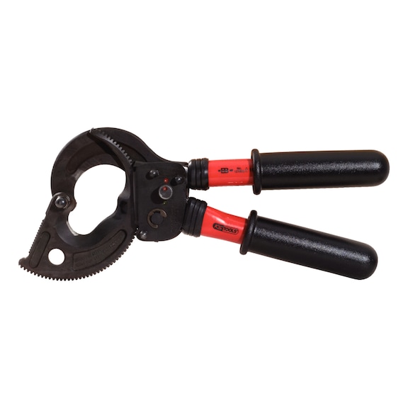 Ratchet cable cutter with protective insulation, 400 mm - Ratchet cable cutter with protective insulation