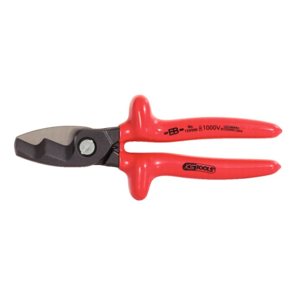 1000V double-cutting cable shears, 200 mm - Cable cutters