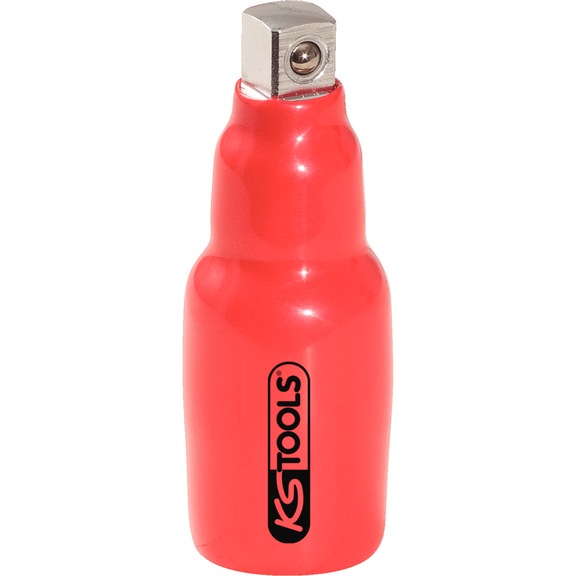 Reducing adapter with protective insulation, 1/2 inch F x 3/8 inch M - Extension piece