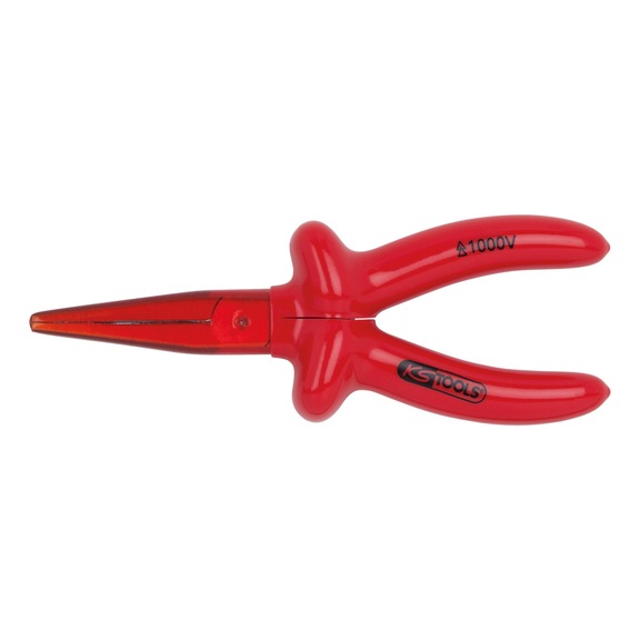 1000V long-nose flat-nose pliers, 160 mm 117.1716 - Flat round pliers