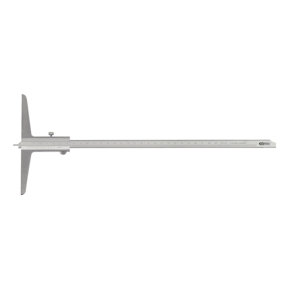 Depth gauge with measuring pin, 0-80 mm - Depth calipers