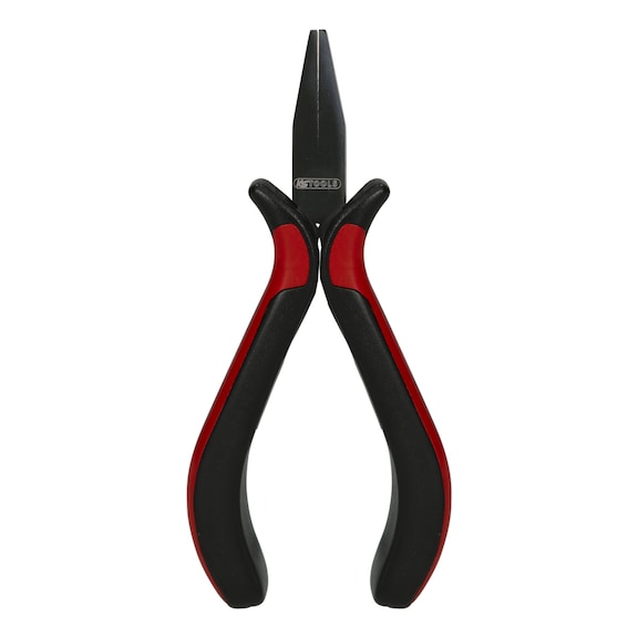 Precision flat-nose pliers, 125 mm - Flat round pliers