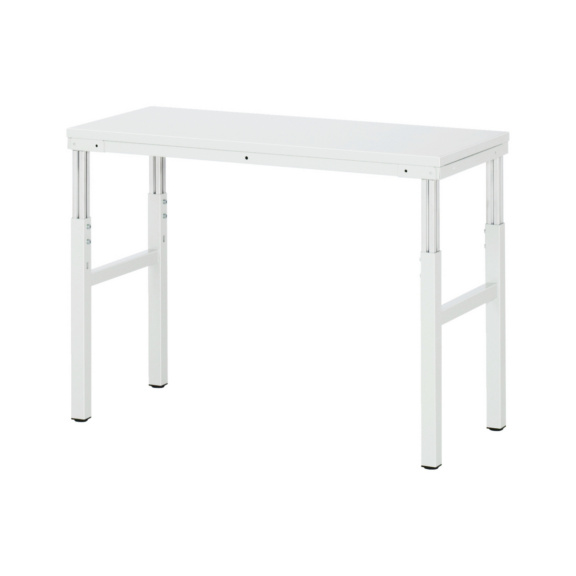 RAU Basic Table Series E 1200x500x650-1000 mm Melamine resin coating conductive - Work table (technical)
