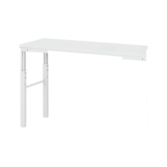RAU Basic table Series E 1500x500x650-1000 mm Melamine top 22 mm - Work table (technical)