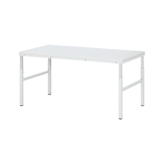 RAU Basic table series E 1800x900x650-1000 mm Melamine resin coating conductive - Work table (technical)