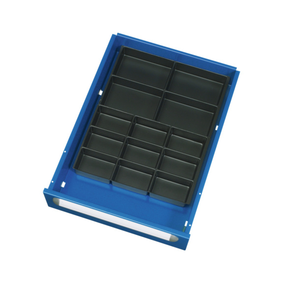 RAU drawer partition set series E for front height 60-90 mm - Organizational insert for drawer