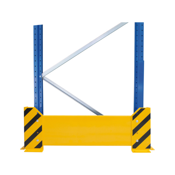 SCHULTE ram protection wall yellow/black 800x800 mm number 46530 - Shelving (workshop)