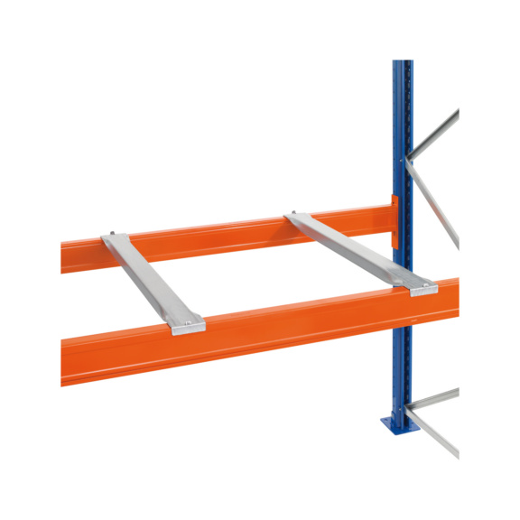 SCHULTE pallet racking depth support with upright lug 1100 mm No. 16140-55-N - Pallet racking