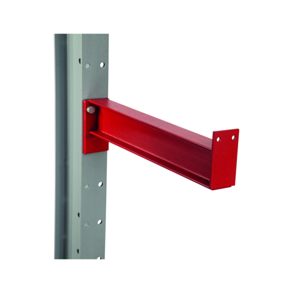 SCHULTE K3000 cantilever arm with fixed roll-off protection 505 mm 890 kg IPE 80 No. 27605 - Cantilever rack