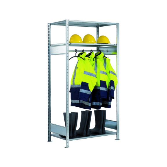 SCHULTE AnbauregalGarderobe MULTIplus 3 Böden 2000x1300x600 Nr.14157 - Regal (Werkstatt)