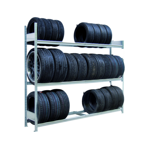 SCHULTE AnbauregalGrundregaloßfach-Räder/Reifen 400 kg 2000x1500x400 Nr.20935 - Regal (Werkstatt)