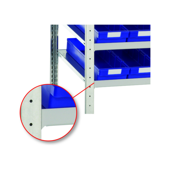 SCHULTE inclined shelf at the rear MULTIplus85/150 1000 mm Number 33416-25-S14 - Shelving (workshop)