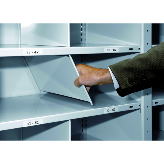 SCHULTE Push-in divider MULTIplus250/330-shelves 500x300 mm No. 12389-40 - Shelving (workshop)