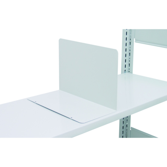 SCHULTE Buchstütze RAL 7035 300x200 mm Nummer 32493 - Regal (Werkstatt)