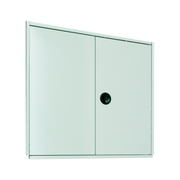 SCHULTE double door, keyed alike RAL7035 1000x1000 No. 32313 - Shelving (workshop)