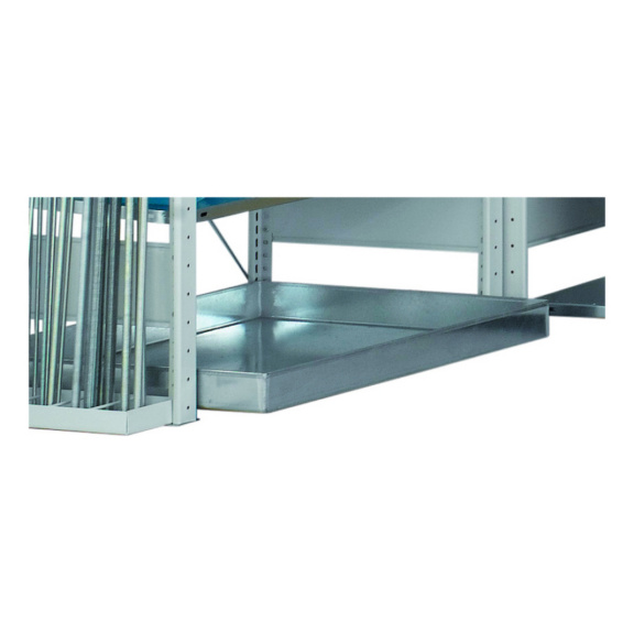 SCHULTE drip tray oil storage 30l galvanized 950x650 No. 14997 - Shelving (workshop)
