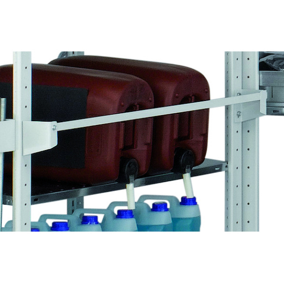 SCHULTE locking bar oil storage RAL7035 1000 mm No. 33771 - Shelving (workshop)