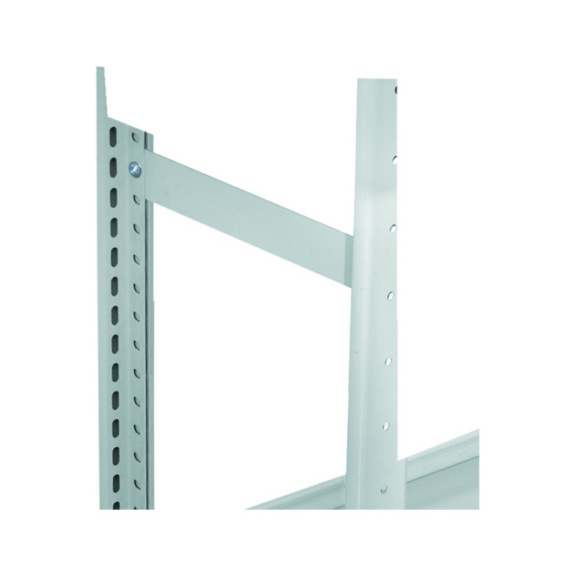 SCHULTE end wall partition RAL 7035 39x400 mm number 30471 - Shelving (workshop)