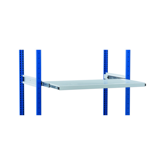 SCHULTE pull-out shelf 70 kg galvanized 1000x600 mm Number 12717 - Shelving (workshop)