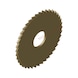 ORION mtl circ saw blade, HSS, coarse-toothed, 80mm x 2.5mm x 22mm C (V+F) T=40 - Metal circular saw blade, HSS, coarse-toothed with taper tap and third tap, type C - 5