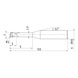 VQ4SVBR0100 MITSUBISHI, VHM-Kugelkopffräser Ø2 mm - VQ4SVB, VHM-Kugelkopffräser - 2