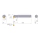 MITSUBISHI MATERIALS A20QPDUNL11 MITSUBISHI, Innendrehhalter - PDUN, Innendrehhalter, Bohrstange - 2