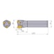 MITSUBISHI MATERIALS AXD4000R282SA25SA MITSUBISHI, Wendeschneidplattenfr&auml;ser &Oslash;28 mm - AXD4, Wendeschneidplattenfr&auml;ser - 2