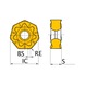 MITSUBISHI MATERIALS NNMU200712ZER-MM MP7030 MITSUBISHI, WSP, Fr&auml;sen, beschichtet - NNMU, Fr&auml;swendeschneidplatte, beschichtet - 2