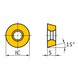 MITSUBISHI MATERIALS RDMX12T3M0E VP05HT MITSUBISHI, WSP, Fr&auml;sen, beschichtet - RDMX, Fr&auml;swendeschneidplatte, beschichtet - 2