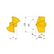 MITSUBISHI MATERIALS STAWN1120TH VP15TF MITSUBISHI, WSP, Bohrer, beschichtet - STAWN, Wendeschneidplatt, Bohren - 2