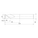 MITSUBISHI MATERIALS AM3SSRBD2500A125R160 MITSUBISHI, VHM-Schaftfr&auml;ser &Oslash;25 mm - AM3SSRBD, VHM-Schaftfr&auml;ser - 2