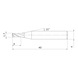 CRN2MSD0170S04 MITSUBISHI, VHM-Schaftfräser Ø1.7 mm - CRN2MS, VHM-Schaftfräser - 2