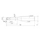 MITSUBISHI MATERIALS CRN2XLBR0015N015S04 MITSUBISHI, VHM-Kugelkopffr&auml;ser &Oslash;0.3 mm - CRN2XLB, VHM-Kugelkopffr&auml;ser - 2