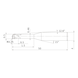 CRN2XLBR0025N015S04 MITSUBISHI, VHM-Kugelkopffräser Ø0.5 mm - CRN2XLB, VHM-Kugelkopffräser - 2