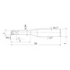 CRN2XLBR0050N030S04 MITSUBISHI, VHM-Kugelkopffräser Ø1 mm - CRN2XLB, VHM-Kugelkopffräser - 2