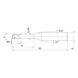 CRN2XLBR0050N060S06 MITSUBISHI, VHM-Kugelkopffräser Ø1 mm - CRN2XLB, VHM-Kugelkopffräser - 2
