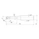 MITSUBISHI MATERIALS CRN2XLBR0200N300S06 MITSUBISHI, VHM-Kugelkopffr&auml;ser &Oslash;4 mm - CRN2XLB, VHM-Kugelkopffr&auml;ser - 2